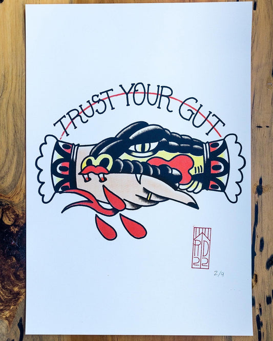 TRUST YOUR GUT Print